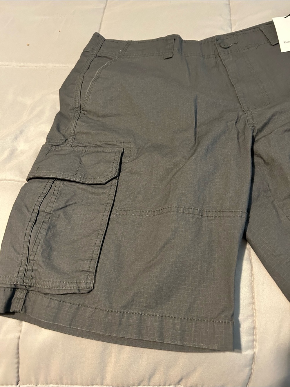 Goodfellow & Co Gray Cargo Shorts with Flap Pockets NWT